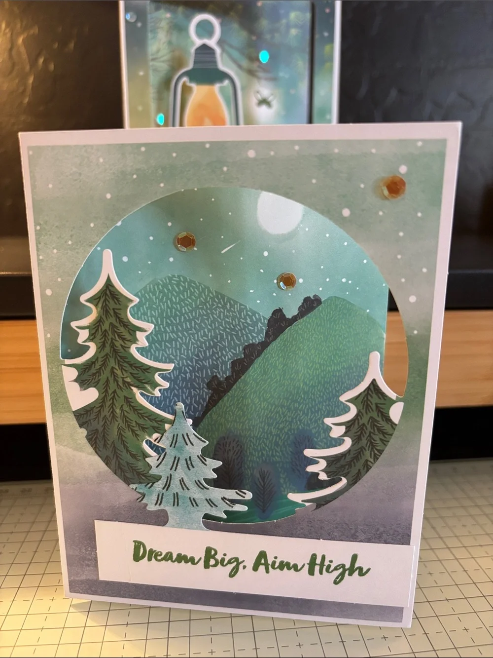 Set of 4 Camping-Themed Greeting Cards
